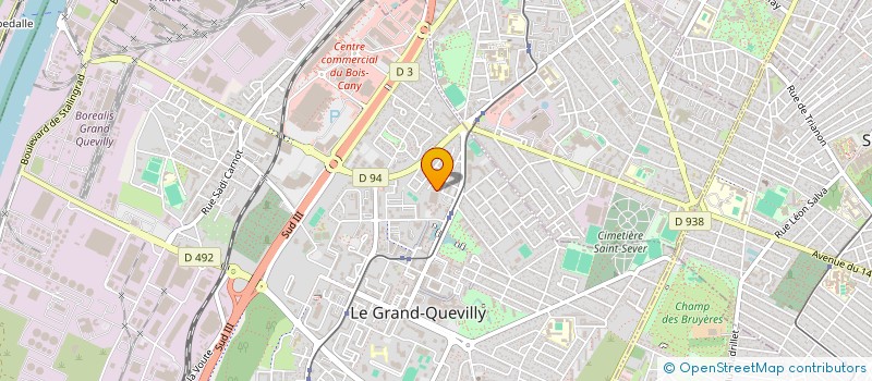 localisation de l'entreprise YOKO GERI à LE GRAND-QUEVILLY