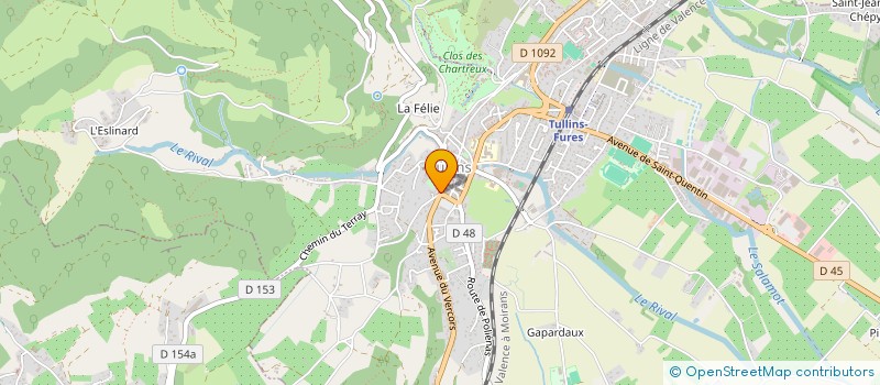 localisation de l'entreprise YOL  TULLINS