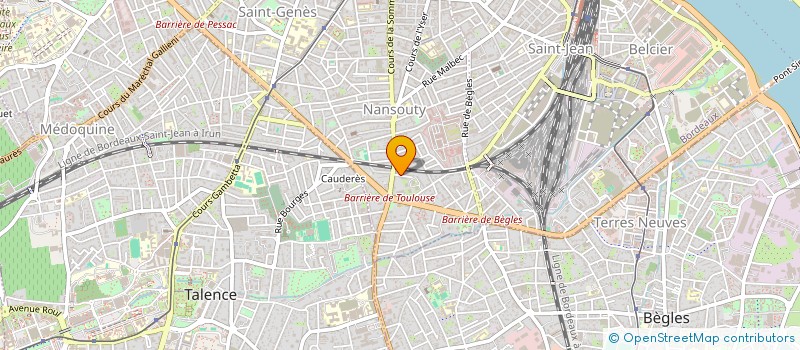 localisation de l'entreprise YOL LE CHEMIN  BORDEAUX