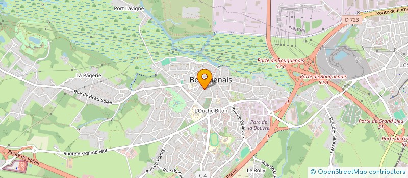 localisation de l'entreprise YOLANDE CAROD  BOUGUENAIS