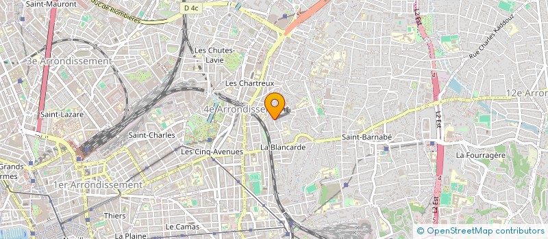 localisation de l'entreprise YOLANDE CHARTREUX à MARSEILLE