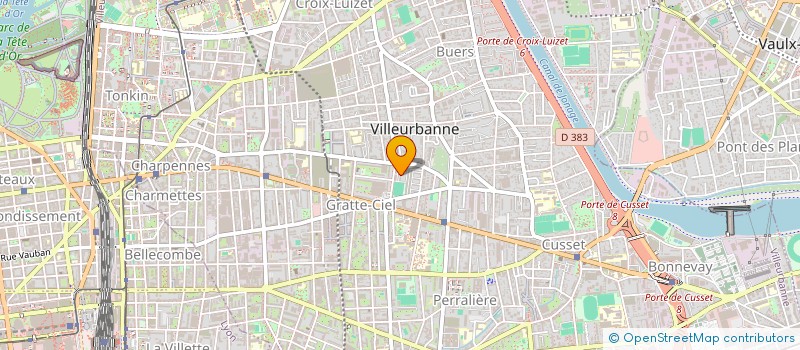 localisation de l'entreprise YOLANDE LOMBARDO  VILLEURBANNE