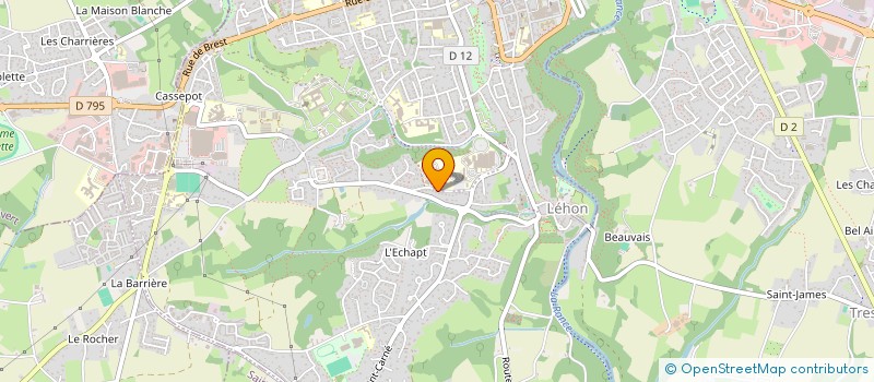 localisation de l'entreprise YOLAU  DINAN