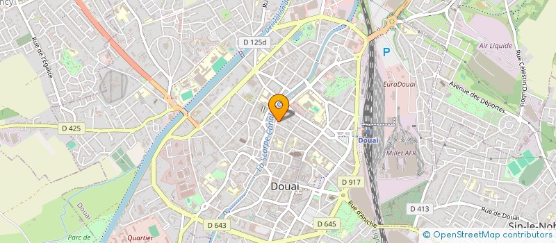 localisation de l'entreprise YOLD à DOUAI