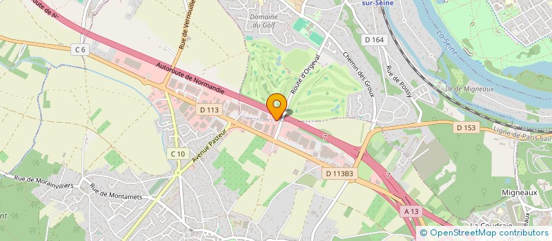 localisation de l'entreprise YOLENTA  VILLENNES-SUR-SEINE