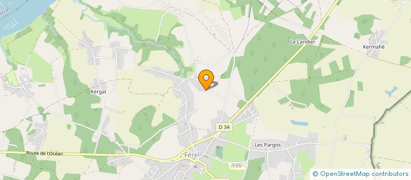 localisation de l'entreprise YOLINA  FEREL