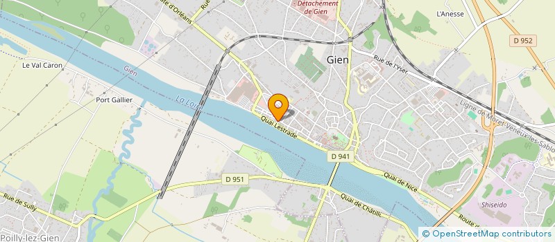 localisation de l'entreprise YOLLA à GIEN