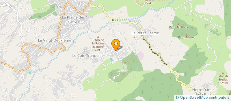 localisation de l'entreprise YOLO à LE TAMPON