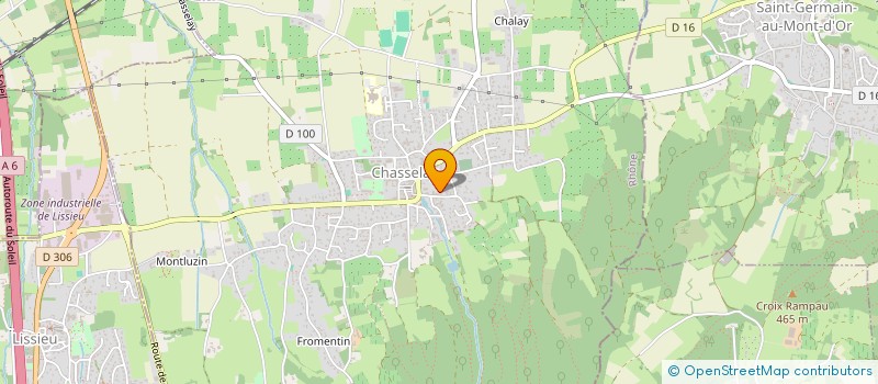 localisation de l'entreprise YOLO  CHASSELAY