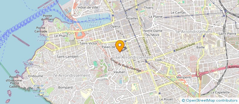 localisation de l'entreprise YOLO INVEST  MARSEILLE