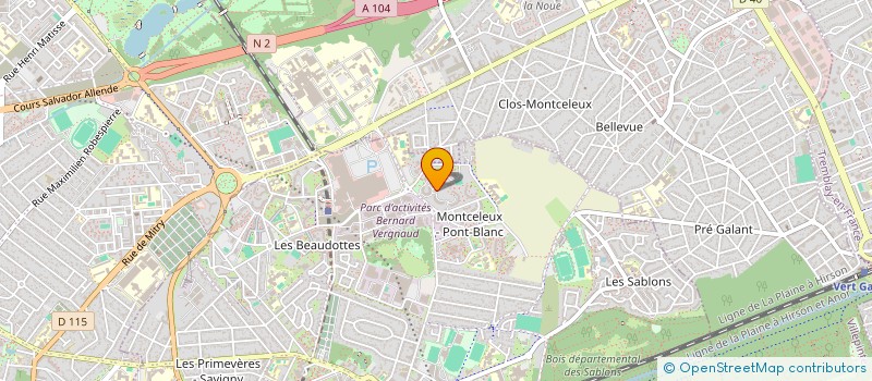 localisation de l'entreprise YOLO REFERENCE à SEVRAN
