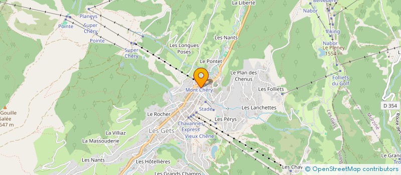 localisation de l'entreprise YOLOSPORTS à LES GETS