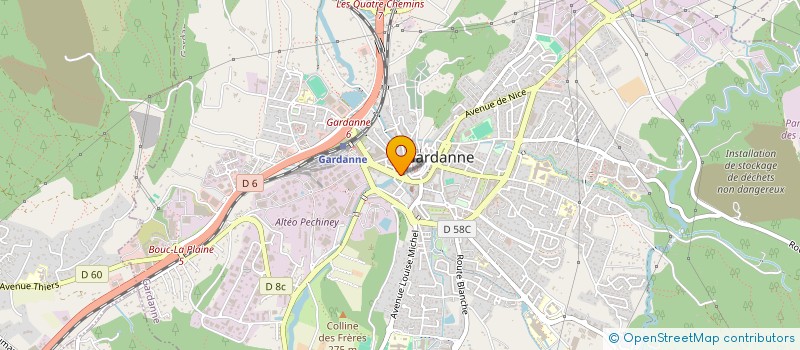 localisation de l'entreprise YOLU à GARDANNE