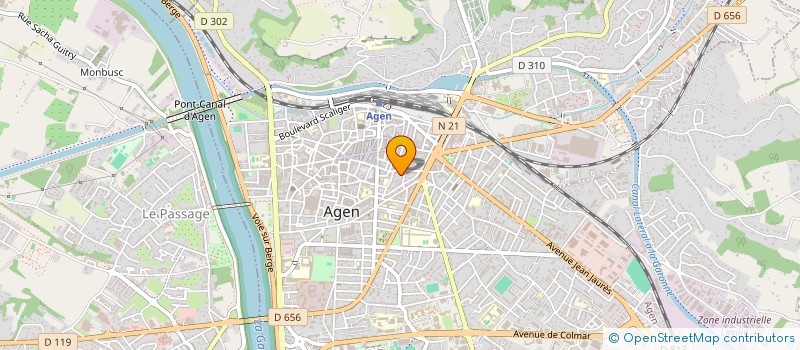 localisation de l'entreprise YOLYSHINE  AGEN