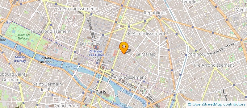 localisation de l'entreprise YOM à PARIS