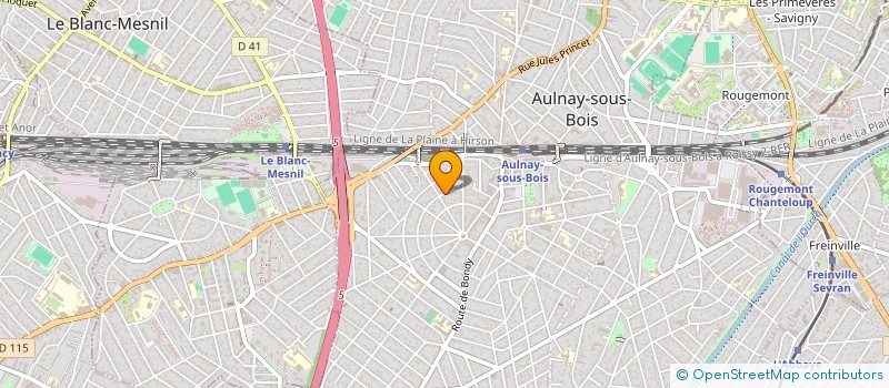 localisation de l'entreprise YOM DISTRIBUTION à AULNAY-SOUS-BOIS