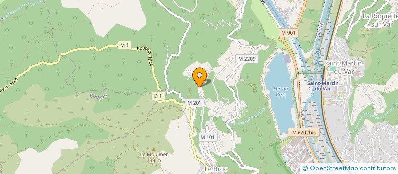 localisation de l'entreprise YOMA  LE BROC