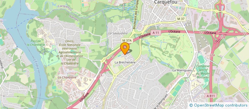 localisation de l'entreprise YOMACOEN  CARQUEFOU