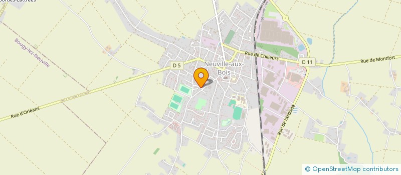 localisation de l'entreprise YOMALEAU à CHILLEURS-AUX-BOIS
