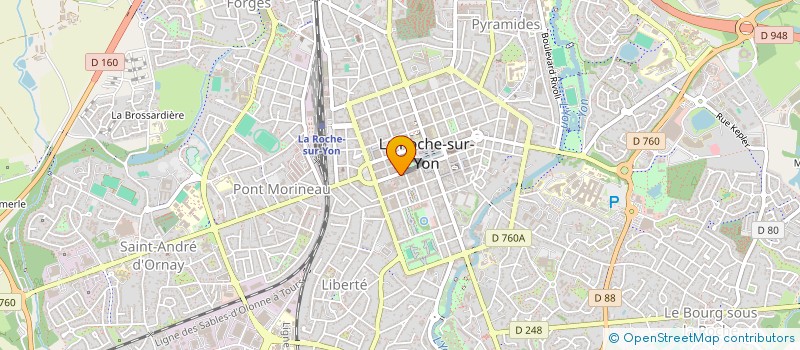 localisation de l'entreprise YOMANAE à LA ROCHE-SUR-YON