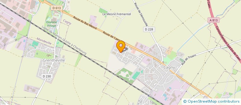 localisation de l'entreprise YOMASA  CAGNY