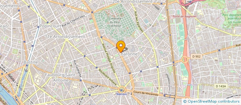 localisation de l'entreprise YOMEGA  PARIS