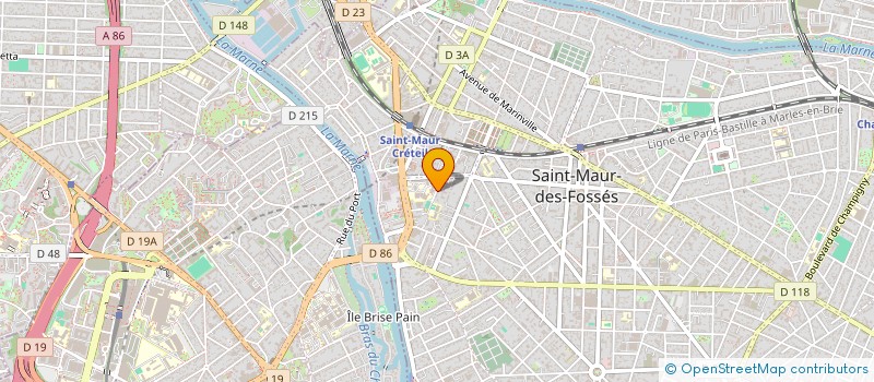 localisation de l'entreprise YOMIMAX à SAINT-MAUR-DES-FOSSES