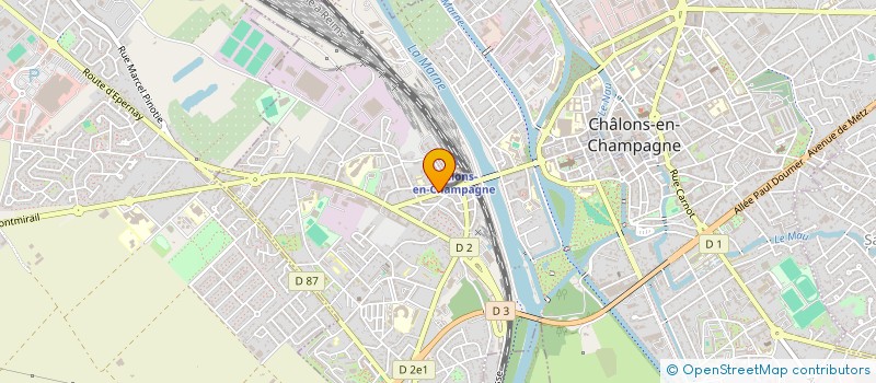 localisation de l'entreprise YOMISS à CHALONS-EN-CHAMPAGNE