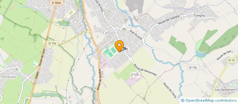 localisation de l'entreprise YOMM  CESSY