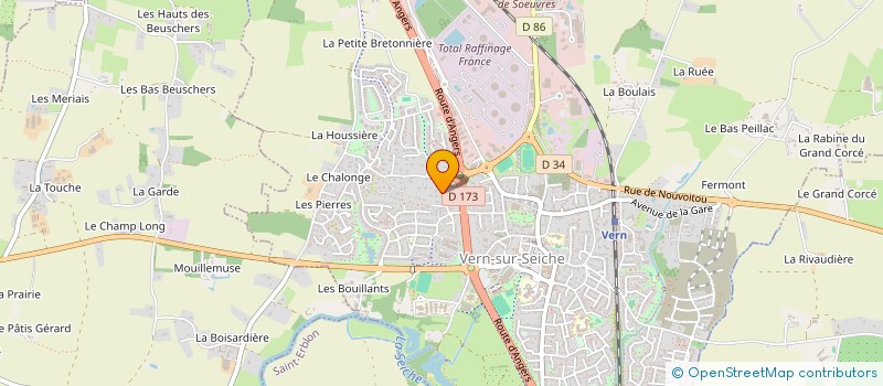 localisation de l'entreprise YOMOSAEL  VERN-SUR-SEICHE