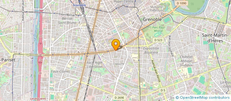 localisation de l'entreprise YOMUSIC à GRENOBLE