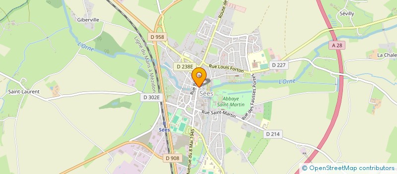 localisation de l'entreprise YOMY à SEES
