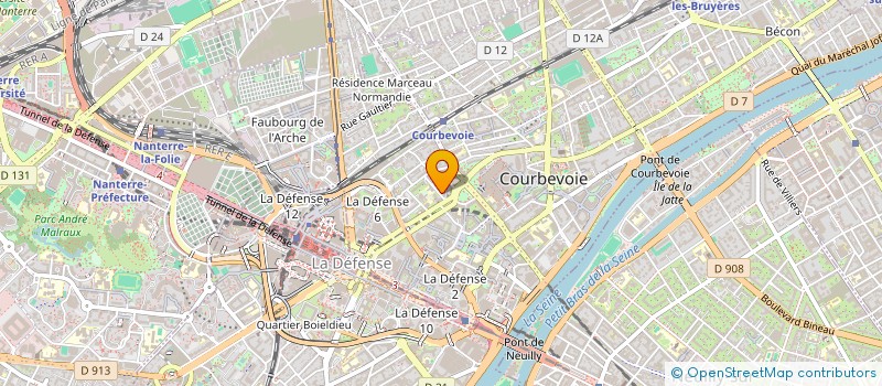 localisation de l'entreprise YOMYKA DIGITAL à COURBEVOIE