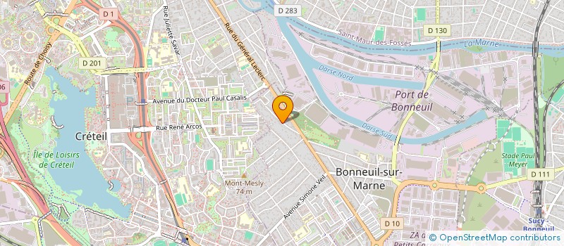 localisation de l'entreprise YOMYOM  BONNEUIL SUR MARNE