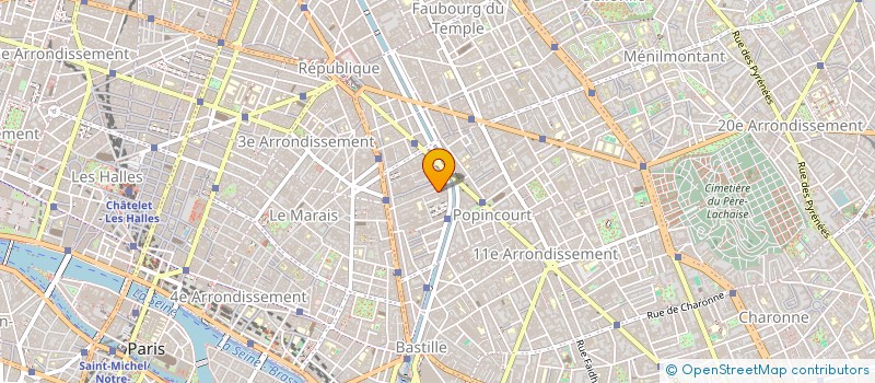 localisation de l'entreprise YON  PARIS