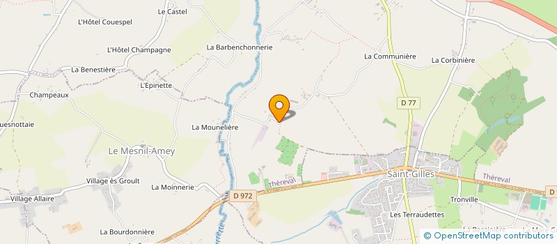 localisation de l'entreprise YON  THEREVAL