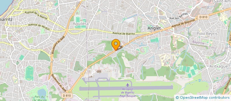 localisation de l'entreprise YON AIMAR BODYBOARD  ANGLET