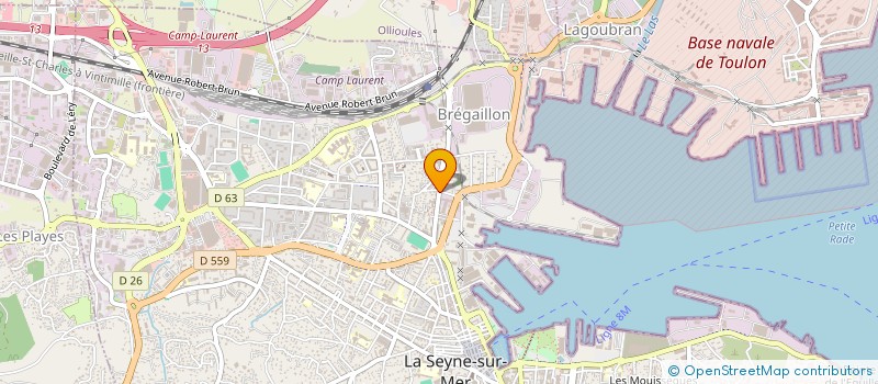 localisation de l'entreprise YONA à LA SEYNE-SUR-MER