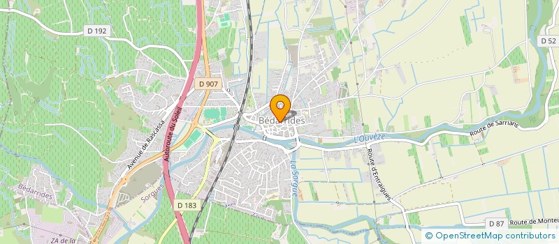 localisation de l'entreprise YONA IMMO  BEDARRIDES