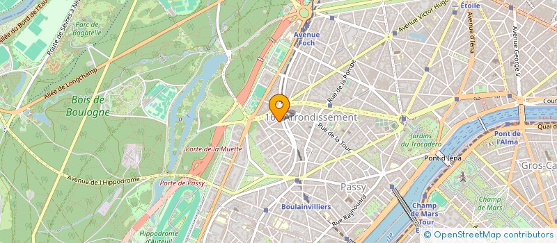 localisation de l'entreprise YONA INVEST SCI à BOULOGNE-BILLANCOURT