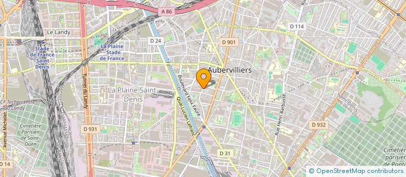 localisation de l'entreprise YONA'S  LA COURNEUVE