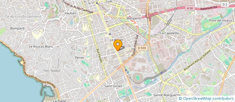 localisation de l'entreprise YONATHAN CHOURAQUI  MARSEILLE