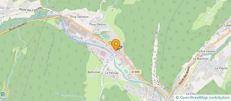 localisation de l'entreprise YONBERG  THONES