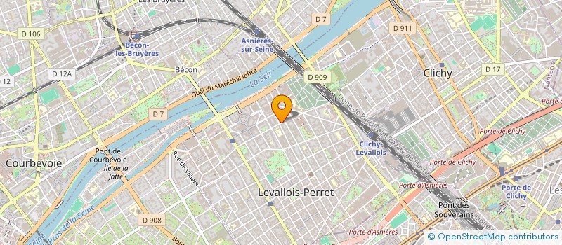 localisation de l'entreprise YONBI PROD à LEVALLOIS-PERRET