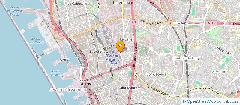 localisation de l'entreprise YONE à MARSEILLE