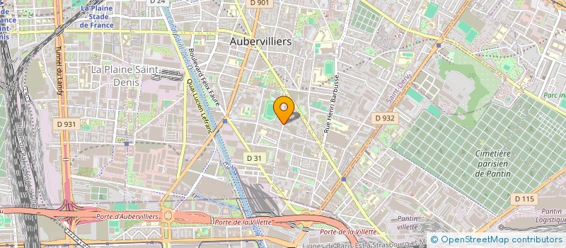 localisation de l'entreprise YONGCUN  AUBERVILLIERS