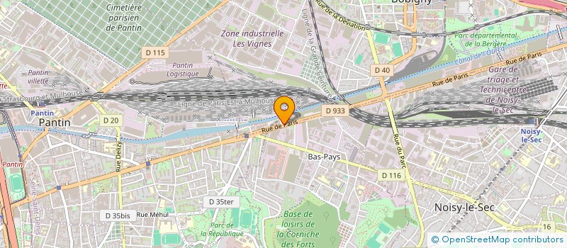 localisation de l'entreprise YONGLING IMMO  BOBIGNY