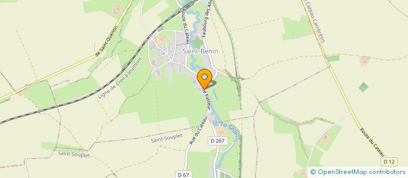 localisation de l'entreprise YONI COUVERTURE ZINGUEUR à CATILLON-SUR-SAMBRE