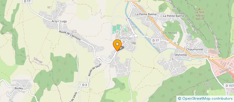 localisation de l'entreprise YONICALPES  SILLINGY