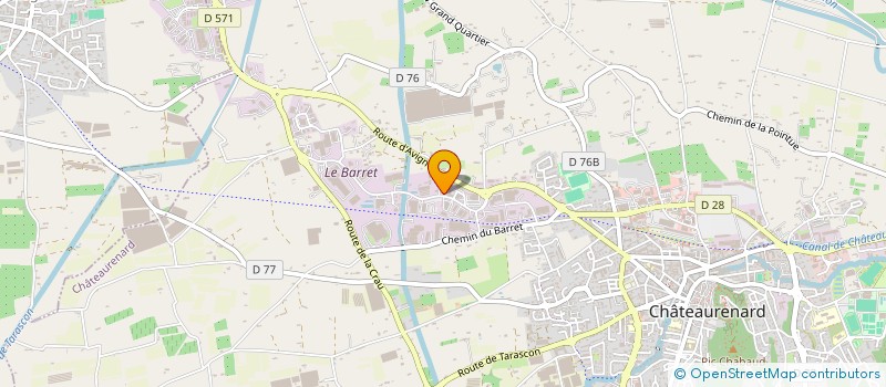 localisation de l'entreprise YONICO à CHATEAURENARD
